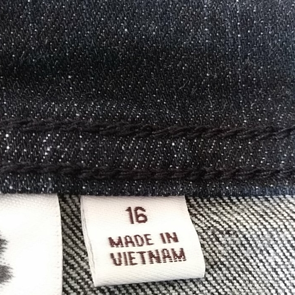 NWT Denim & Co. Rhinestone Control Panel Jeans 16 - Picture 3 of 16